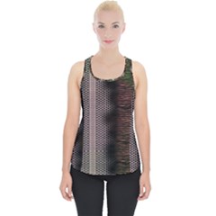 Leopard Animal Shawl Honeycomb Piece Up Tank Top by Vaneshop