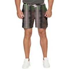 Leopard Animal Shawl Honeycomb Men s Runner Shorts by Vaneshop