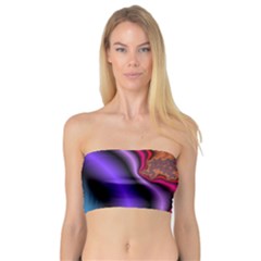 Colorful Piece Abstract Bandeau Top by Vaneshop