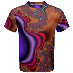 Colorful Piece Abstract Men s Cotton Tee by Vaneshop