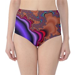 Colorful Piece Abstract Classic High-waist Bikini Bottoms by Vaneshop