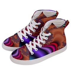 Colorful Piece Abstract Women s Hi-top Skate Sneakers by Vaneshop