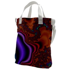 Colorful Piece Abstract Canvas Messenger Bag by Vaneshop