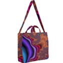 Colorful Piece Abstract Square Shoulder Tote Bag View2