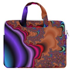 Colorful Piece Abstract Macbook Pro 16  Double Pocket Laptop Bag  by Vaneshop