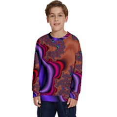 Colorful Piece Abstract Kids  Long Sleeve Jersey