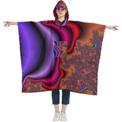 Colorful Piece Abstract Women s Hooded Rain Ponchos by Vaneshop