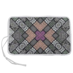 Mandala Decoration Floral Flower Pen Storage Case (m) by Vaneshop