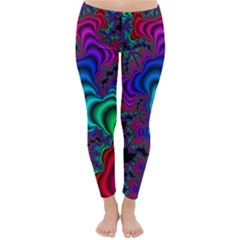 Abstract Piece Color Classic Winter Leggings by Vaneshop