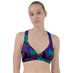 Abstract Piece Color Sweetheart Sports Bra by Vaneshop