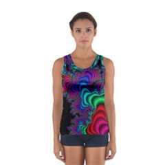 Abstract Piece Color Sport Tank Top  by Vaneshop