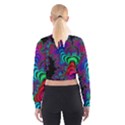 Abstract Piece Color Cropped Sweatshirt View2