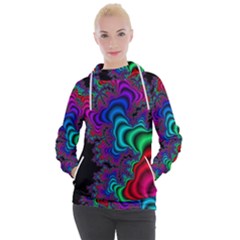 Abstract Piece Color Women s Hooded Pullover by Vaneshop