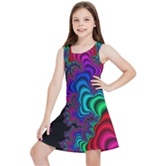 Abstract Piece Color Kids  Lightweight Sleeveless Dress by Vaneshop