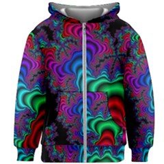 Abstract Piece Color Kids  Zipper Hoodie Without Drawstring by Vaneshop