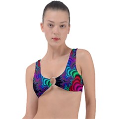 Abstract Piece Color Ring Detail Bikini Top by Vaneshop