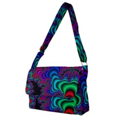 Abstract Piece Color Full Print Messenger Bag (l) by Vaneshop