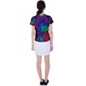 Abstract Piece Color Women s Sports Top View2