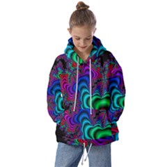 Abstract Piece Color Kids  Oversized Hoodie by Vaneshop