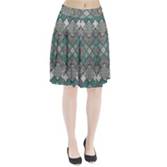 Mandala Decoration Flora Floral Flower Pleated Skirt by Vaneshop