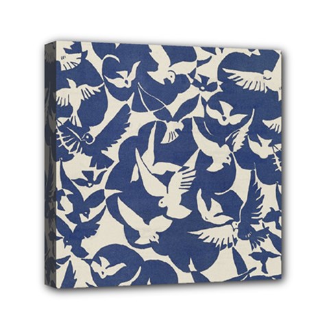 Bird Animal Animal Background Mini Canvas 6  X 6  (stretched) by Vaneshop