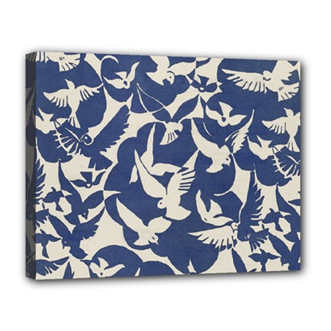 Bird Animal Animal Background Canvas 14  X 11  (stretched) by Vaneshop