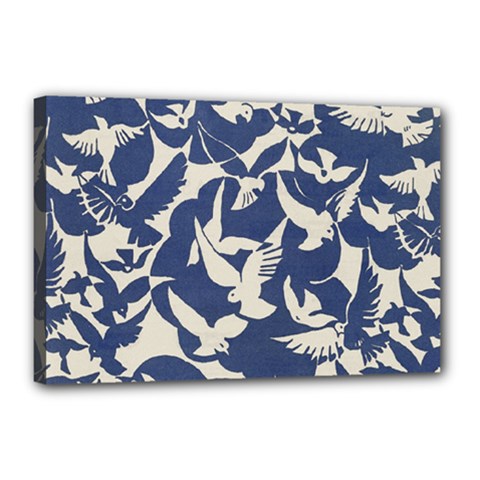 Bird Animal Animal Background Canvas 18  X 12  (stretched) by Vaneshop