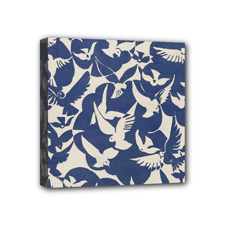 Bird Animal Animal Background Mini Canvas 4  x 4  (Stretched)