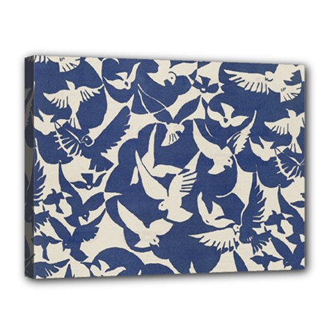 Bird Animal Animal Background Canvas 16  X 12  (stretched) by Vaneshop