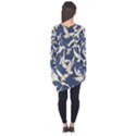 Bird Animal Animal Background Long Sleeve Tunic  View2