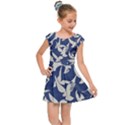 Bird Animal Animal Background Kids  Cap Sleeve Dress View1