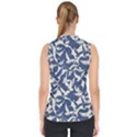 Bird Animal Animal Background Mock Neck Shell Top View2