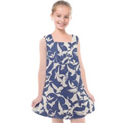 Bird Animal Animal Background Kids  Cross Back Dress by Vaneshop