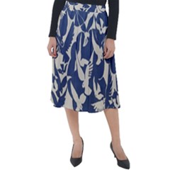 Bird Animal Animal Background Classic Velour Midi Skirt  by Vaneshop