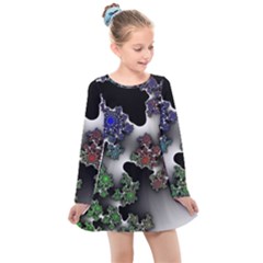 Piece Graphic Kids  Long Sleeve Dress by Vaneshop