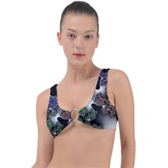 Piece Graphic Ring Detail Bikini Top by Vaneshop