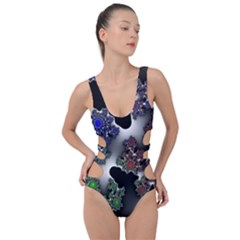 Piece Graphic Side Cut Out Swimsuit by Vaneshop