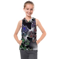 Piece Graphic Kids  Sleeveless Hoodie by Vaneshop