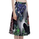 Piece Graphic A-Line Full Circle Midi Skirt With Pocket View3