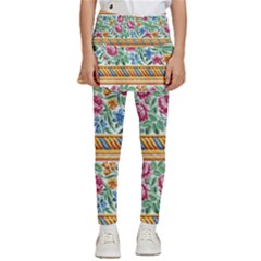 Flower Fabric Design Kids  Skirted Pants by Vaneshop