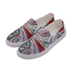 Abstract Background Ornamental Women s Canvas Slip Ons by Vaneshop