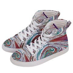 Abstract Background Ornamental Women s Hi-top Skate Sneakers by Vaneshop