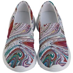 Abstract Background Ornamental Kids Lightweight Slip Ons by Vaneshop