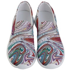 Abstract Background Ornamental Men s Lightweight Slip Ons by Vaneshop