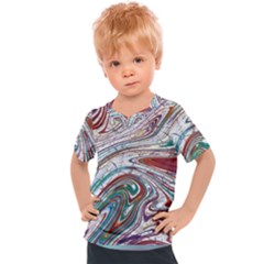 Abstract Background Ornamental Kids  Sports Tee