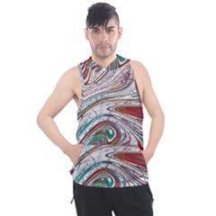 Abstract Background Ornamental Men s Sleeveless Hoodie by Vaneshop