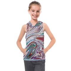 Abstract Background Ornamental Kids  Sleeveless Hoodie by Vaneshop