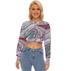 Abstract Background Ornamental Lightweight Long Sleeve Sweatshirt by Vaneshop