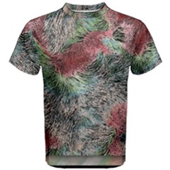 Design Pattern Scarf Gradient Men s Cotton Tee by Vaneshop