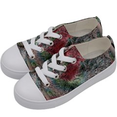 Design Pattern Scarf Gradient Kids  Low Top Canvas Sneakers by Vaneshop